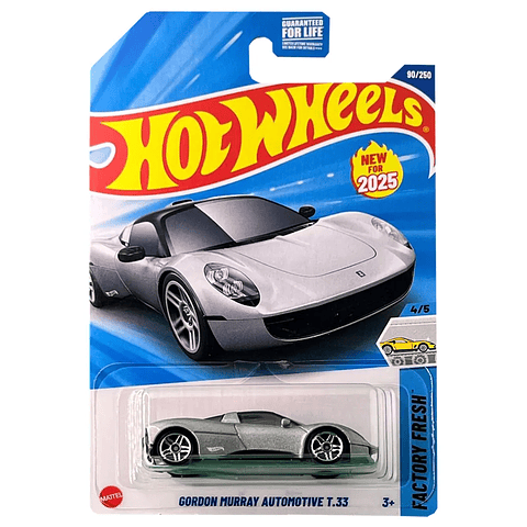 Hot Wheels - Gordon Murray Automotive T.33 - Factory Fresh 4/5