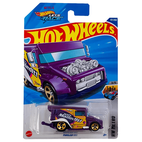 TH - Hot Wheels - Mailed It! - Metro 3/5 - TREASURE HUNT (TH)