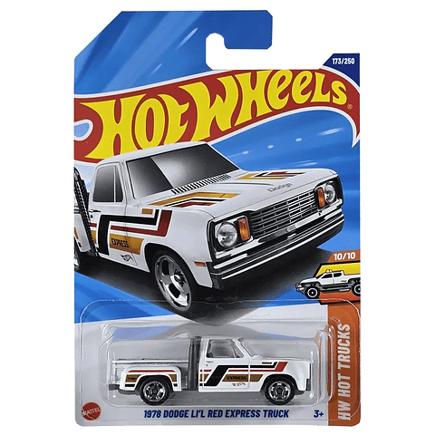 Hot Wheels - 1978 Dodge LIL Red Express Truck - Hot Trucks 10/10