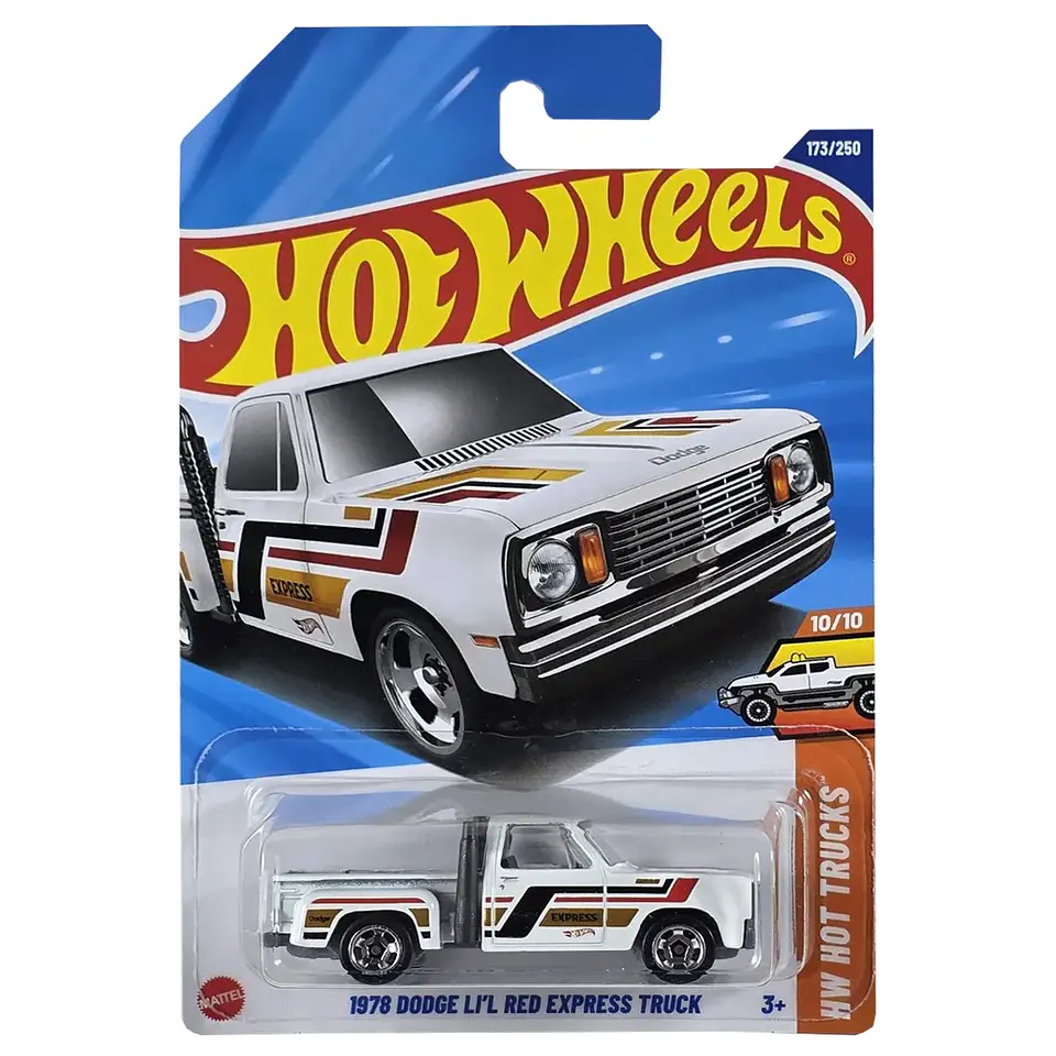 Hot Wheels - 1978 Dodge LIL Red Express Truck - Hot Trucks 10/10 1