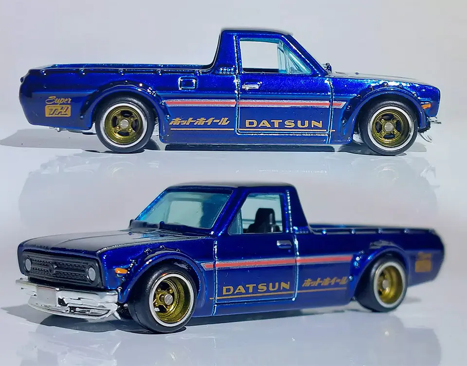 STH Hot Wheels - 1975 Datsun Sunny Truck (B120) - SUPER TREASURE HUNT 4