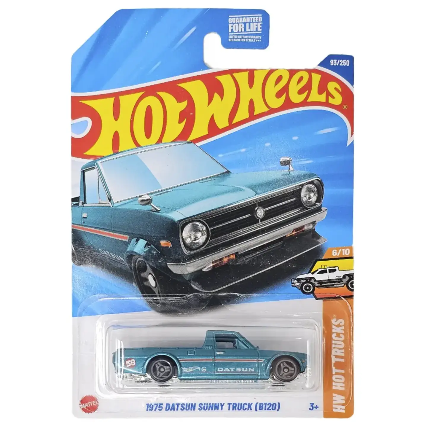 Hot Wheels - 1975 Datsun Sunny Truck (B120) - Hot Trucks 6/10 1