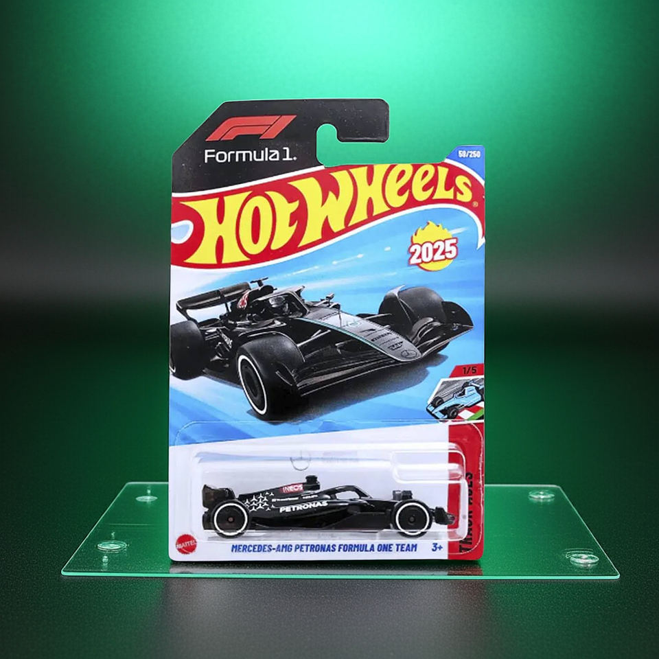 Mattel Hot Wheels - Mercedes AMG Petronas Formula 1 - Track Aces 1/5 F1 - Escala 1:64 Juguete de Colección 4