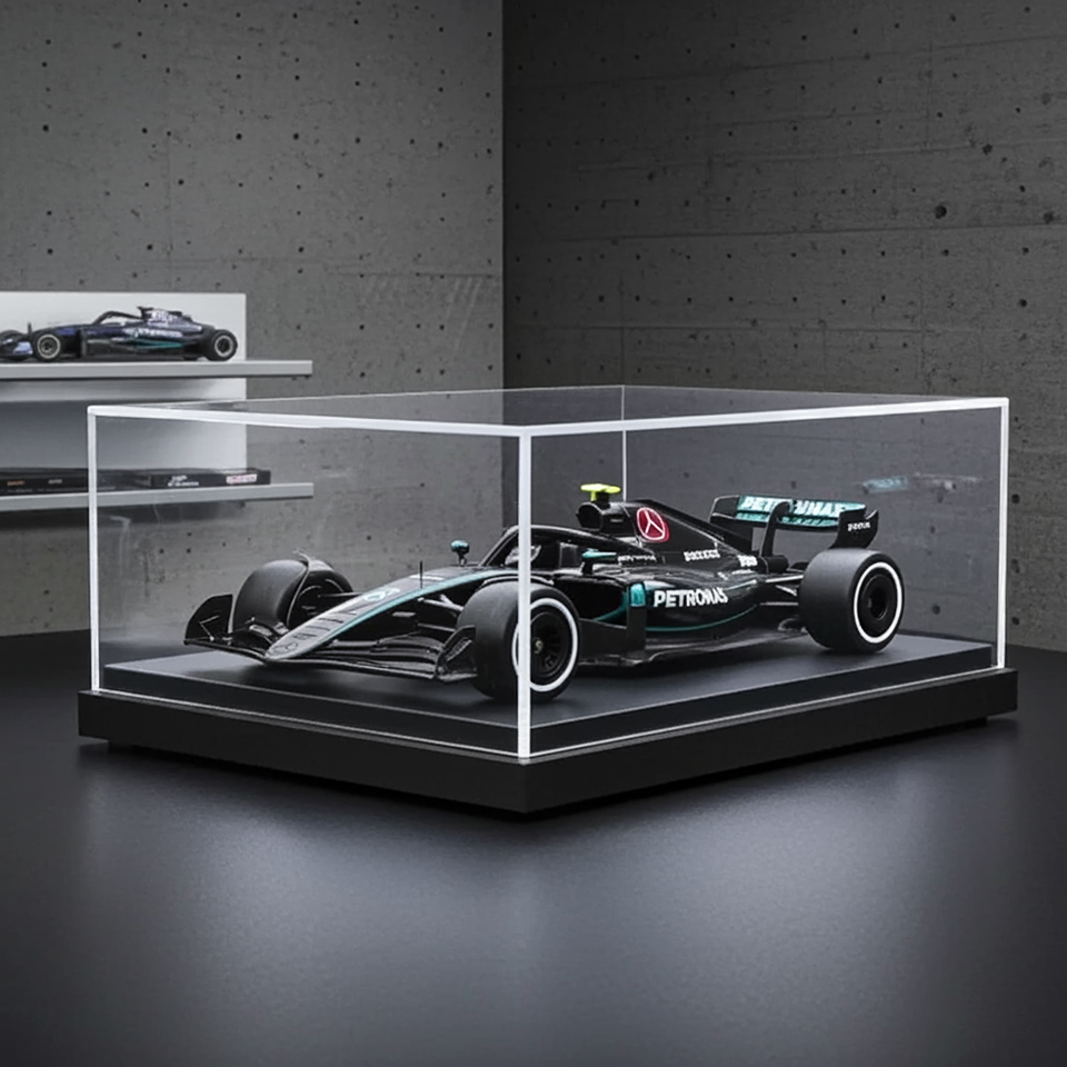 Mattel Hot Wheels - Mercedes AMG Petronas Formula 1 - Track Aces 1/5 F1 - Escala 1:64 Juguete de Colección 7