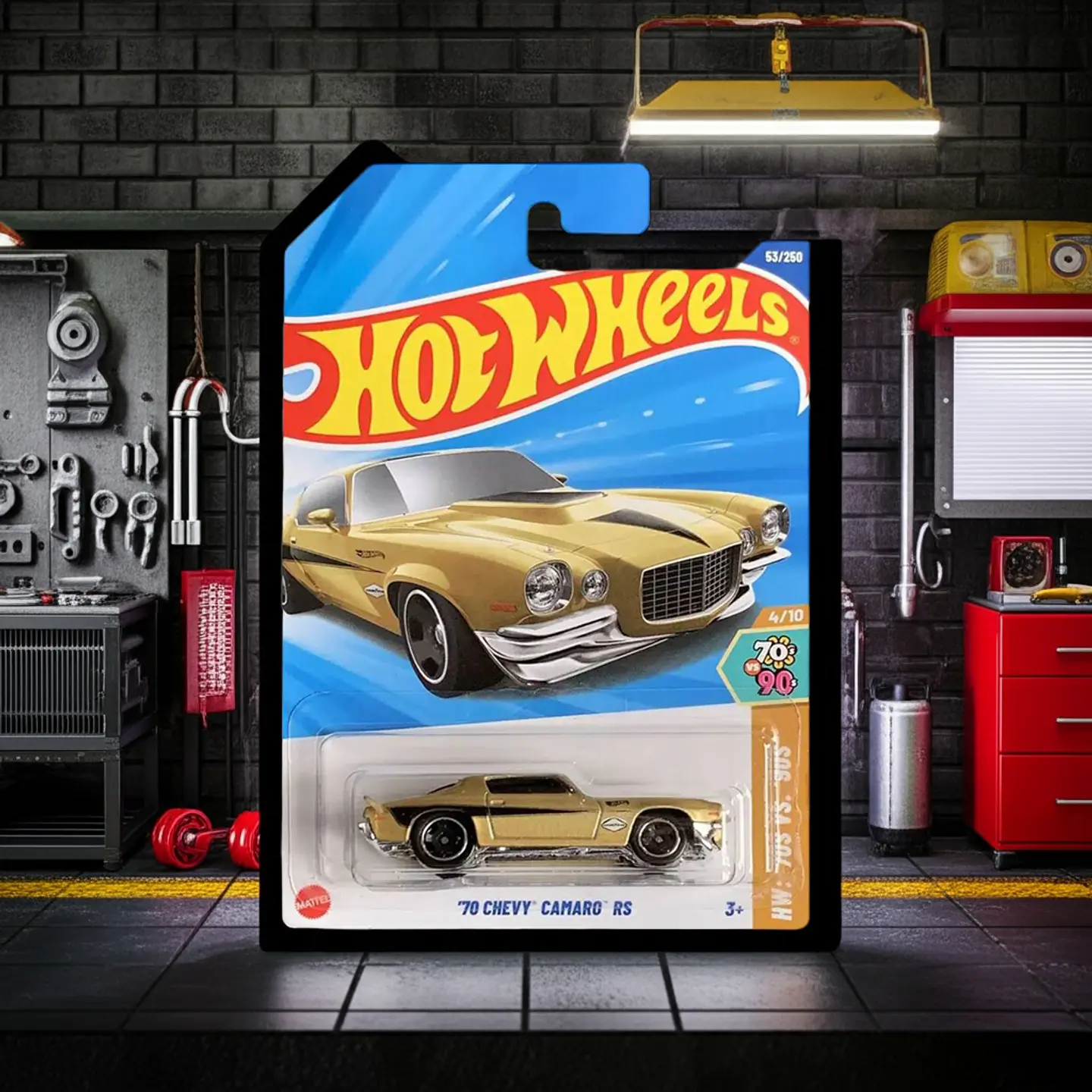 Hot Wheels - 70 Chevy Camaro Rs - 70s Vs 90s 4/10 5