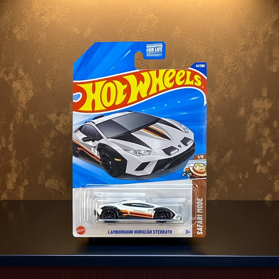 Mattel Hot Wheels - Lamborghini Huracan Sterrato - Safari Mode 1/5 - Escala 1:64 Juguete de Colección 2