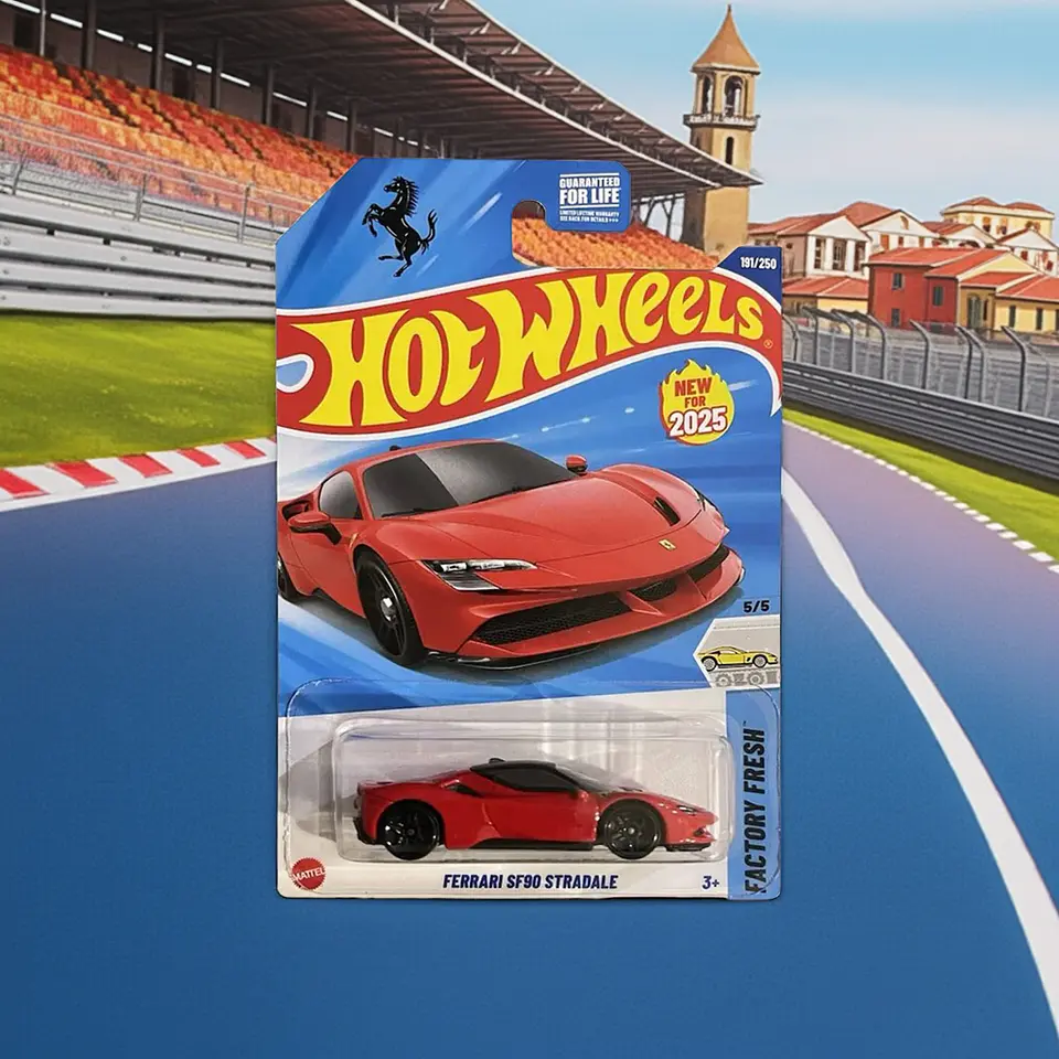 Mattel Hot Wheels - Ferrari SF90 Stradale - Factory Fresh 5/5 - Escala 1:64 Juguete de Colección 3