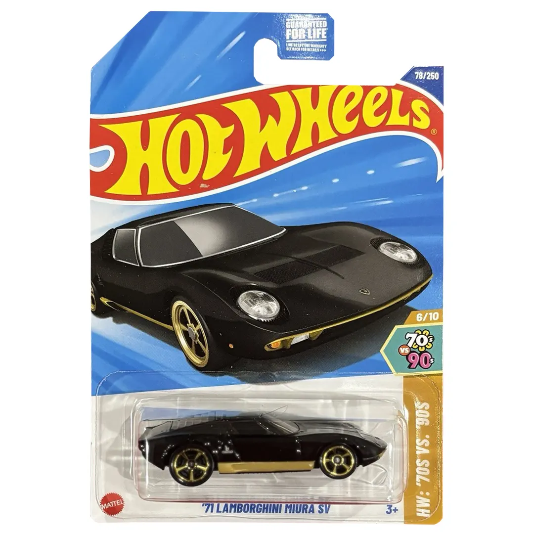 Hot Wheels - 71 Lamborghini Miura Sv - 70s Vs 90s 6/10