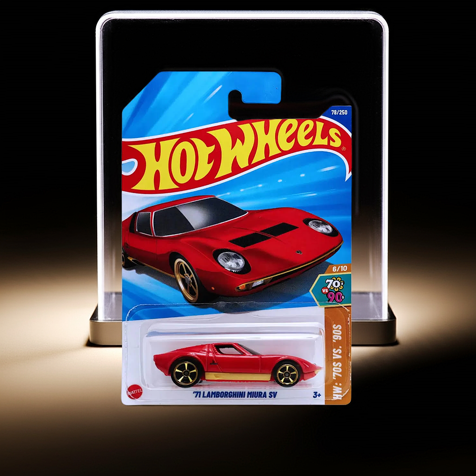 Hot Wheels - 71 Lamborghini Miura Sv - 70s Vs 90s 6/10 3