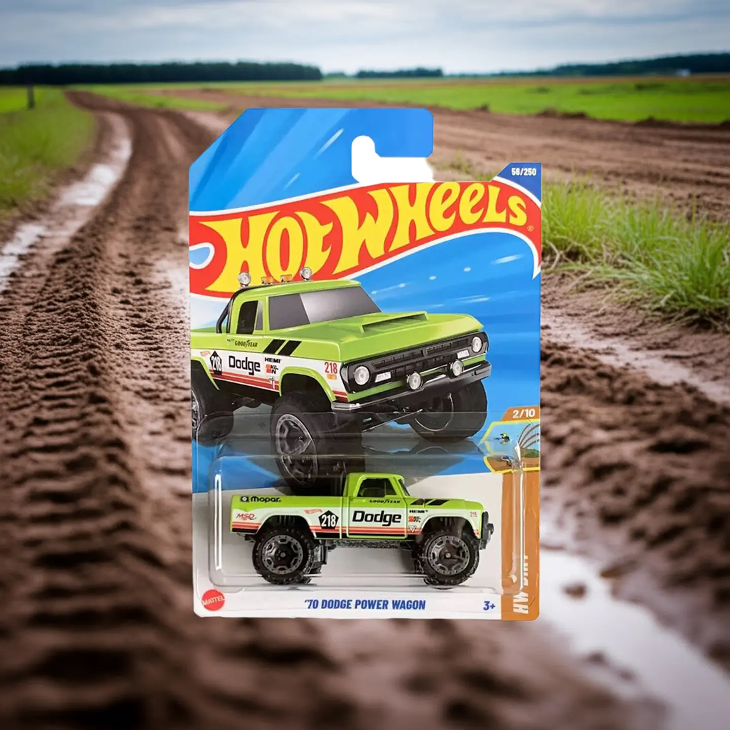 Hot Wheels - 70 Dodge Power Wagon - Dirt 2/10 2