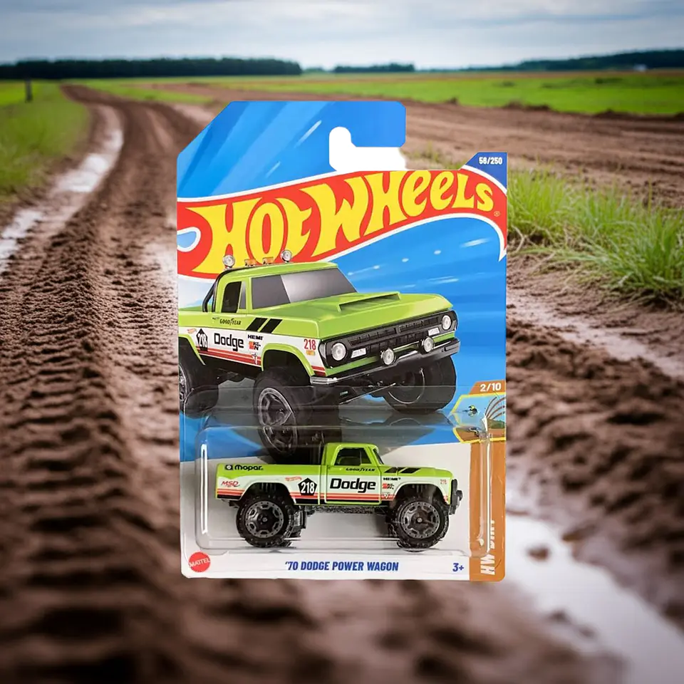 Hot Wheels - 70 Dodge Power Wagon - Dirt 2/10 2
