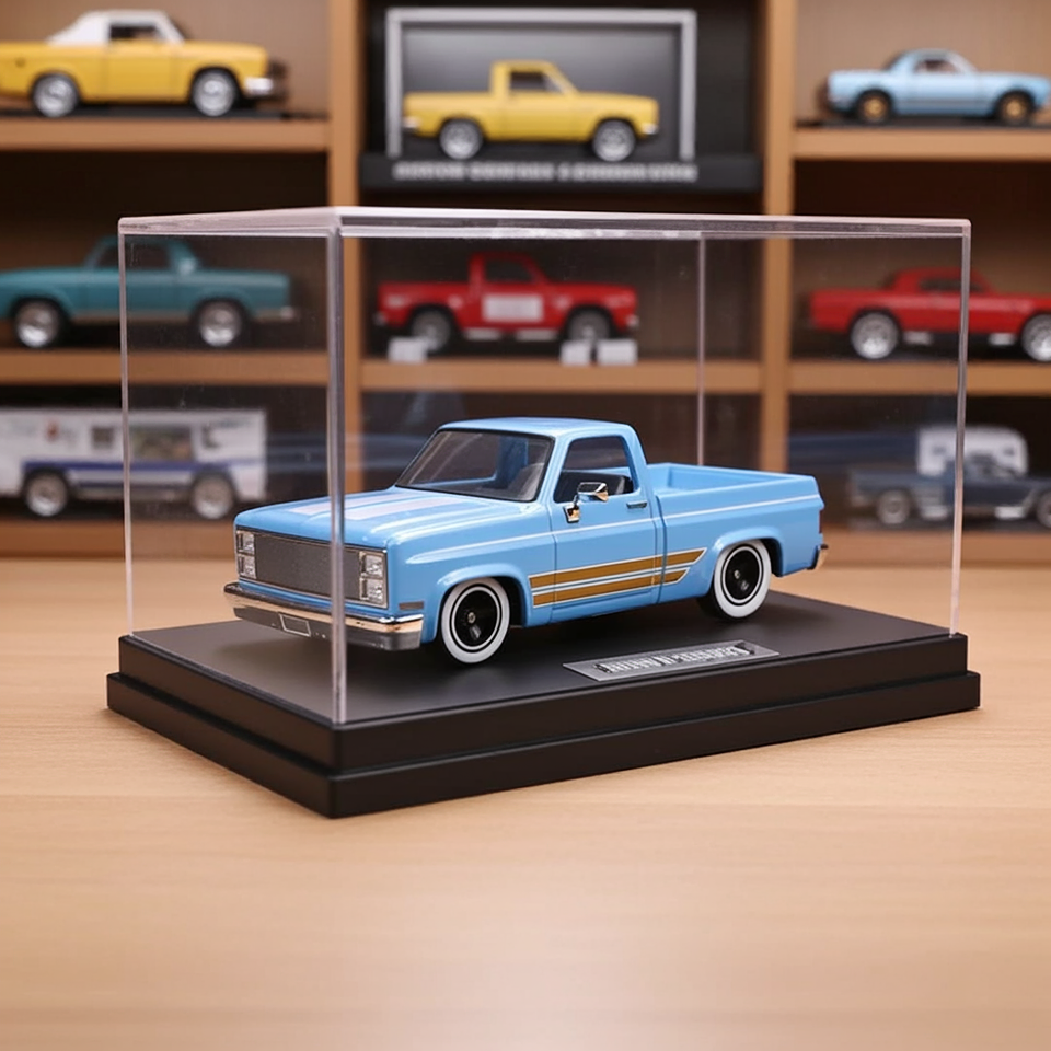 Mattel Hot Wheels - 83 Chevy Silverado - Hot Trucks 9/10 - Escala 1:64 Juguete de Colección 3