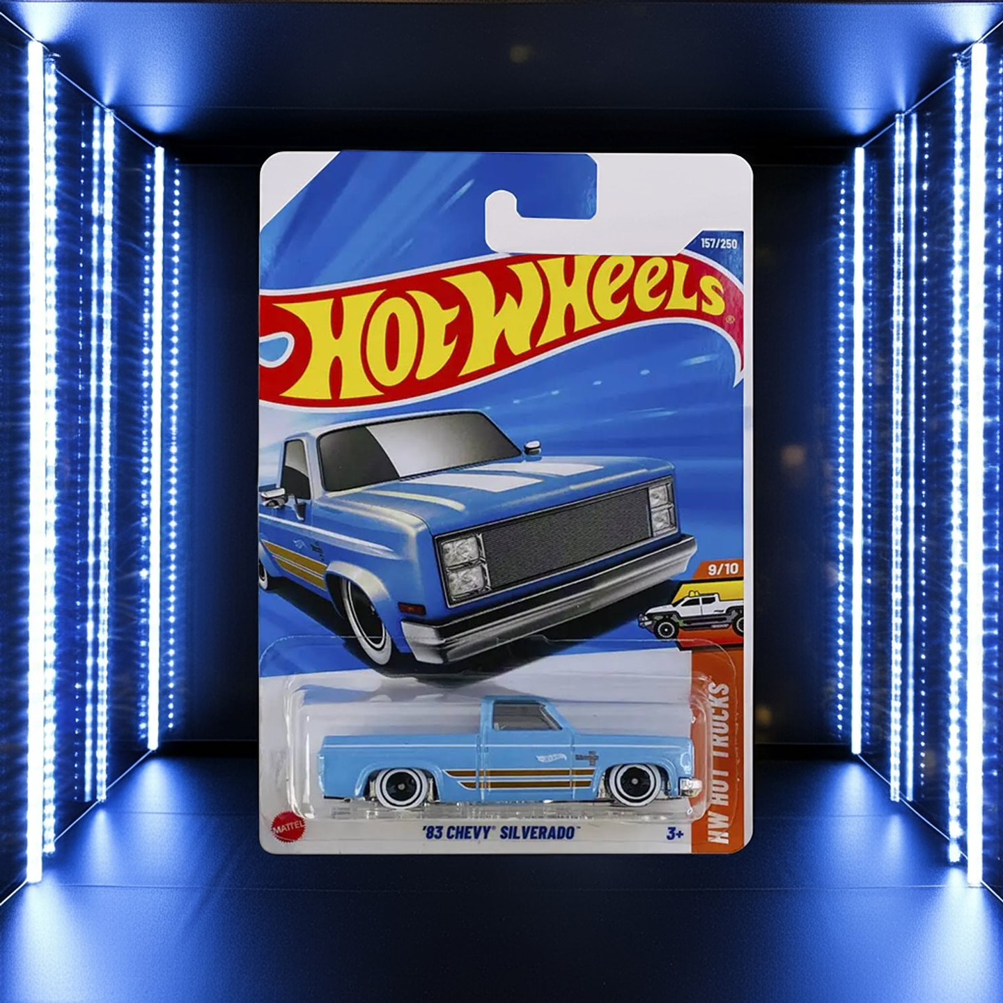Mattel Hot Wheels - 83 Chevy Silverado - Hot Trucks 9/10 - Escala 1:64 Juguete de Colección 4