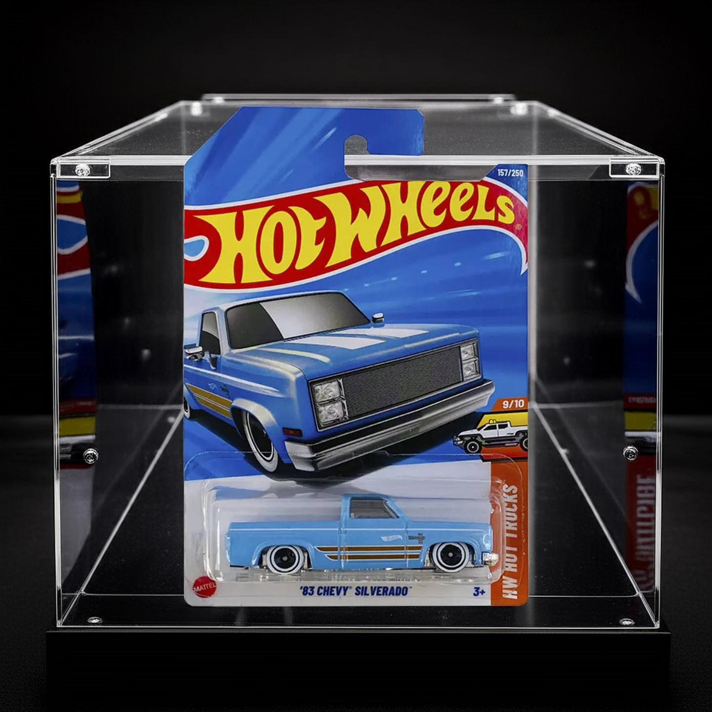 Mattel Hot Wheels - 83 Chevy Silverado - Hot Trucks 9/10 - Escala 1:64 Juguete de Colección 6