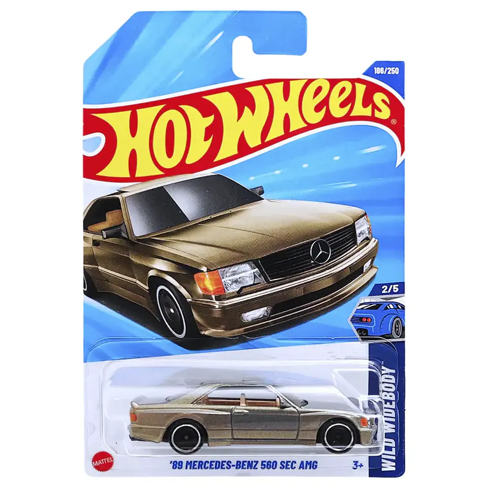 Hot Wheels - 89 Mercedes Benz 560 Sec Amg - Wild Widebody 2/5 1