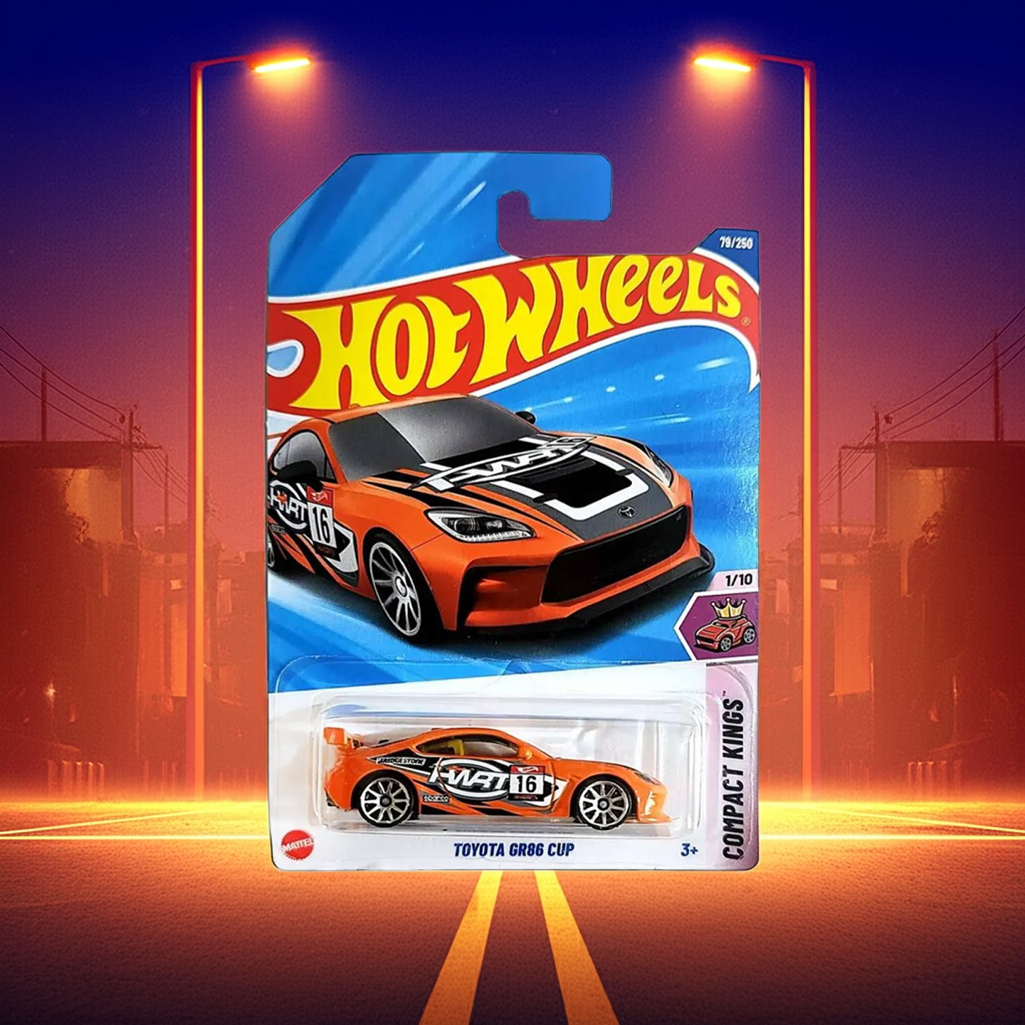 Mattel Hot Wheels - Toyota GR86 Cup - Compact Kings 1/10 - Escala 1:64 Juguete de Colección 4
