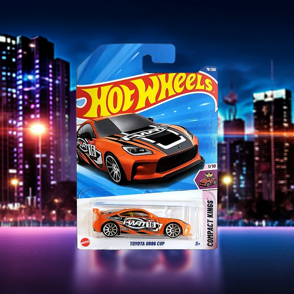 Mattel Hot Wheels - Toyota GR86 Cup - Compact Kings 1/10 - Escala 1:64 Juguete de Colección 6