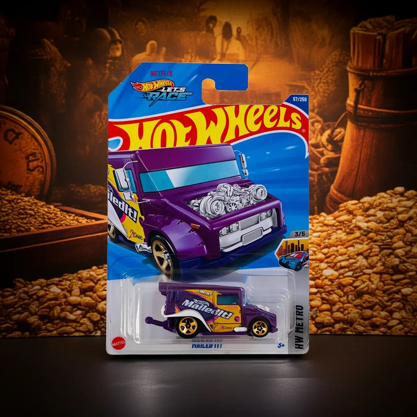 TH - Hot Wheels - Mailed It! - Metro 3/5 - TREASURE HUNT (TH) 4