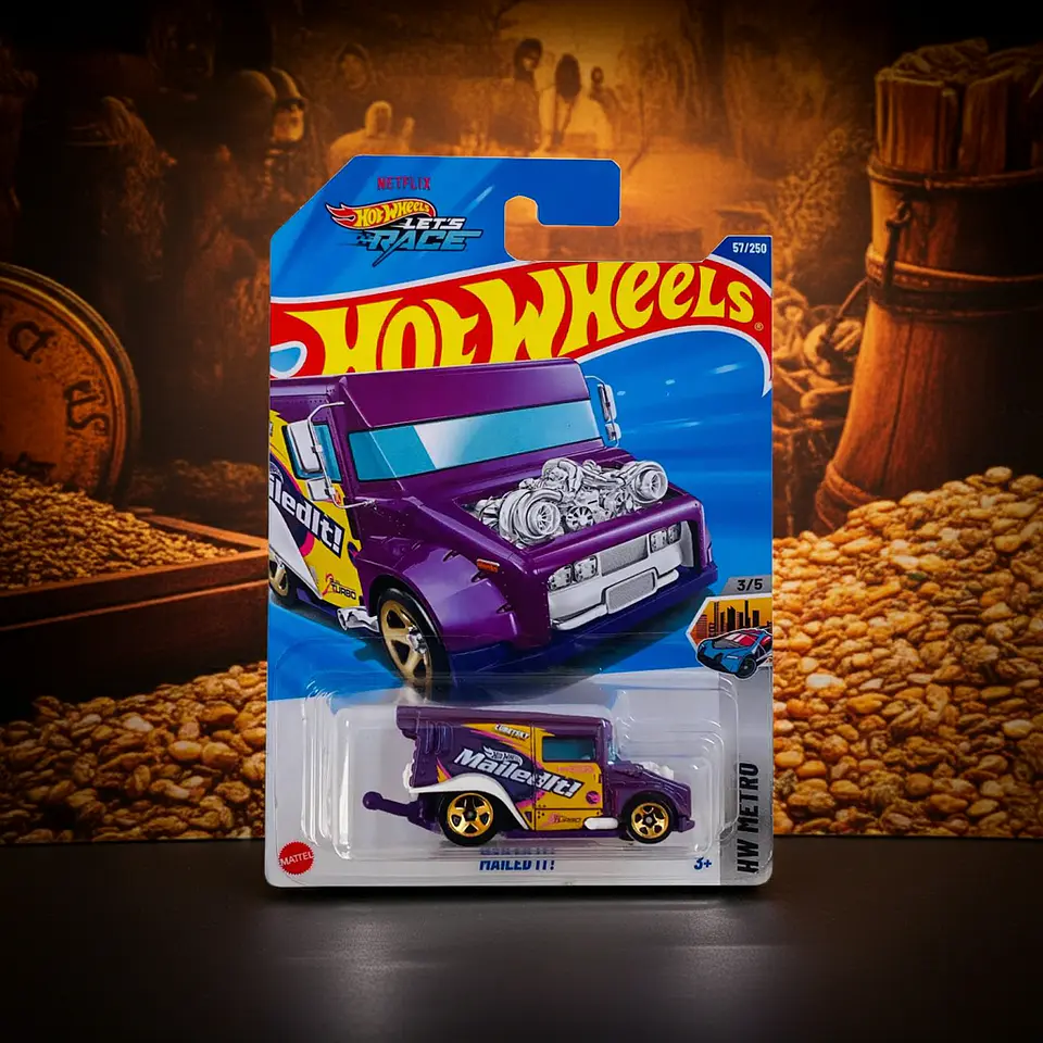 TH - Hot Wheels - Mailed It! - Metro 3/5 - TREASURE HUNT (TH) 4