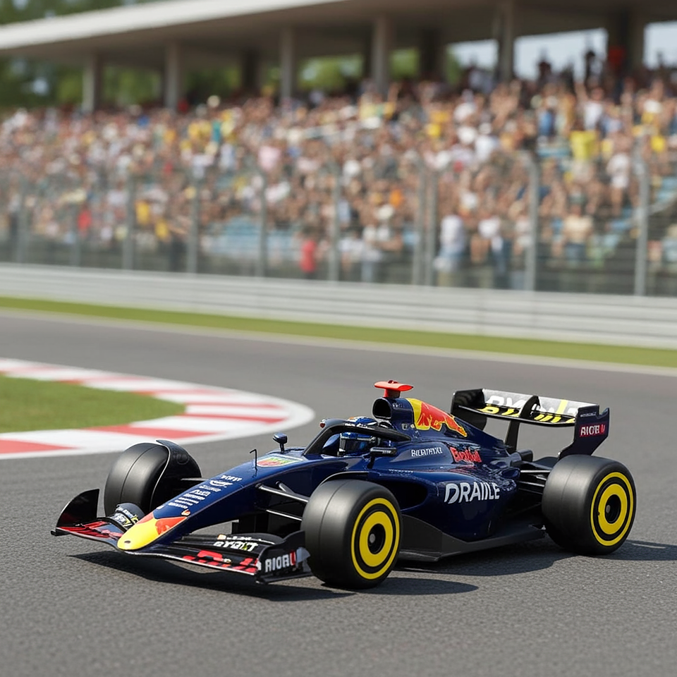 Mattel Hot Wheels - Oracle Red Bull Racing - Track Aces 1/5 Formula 1 F1 - Escala 1:64 Juguete de Colección 2