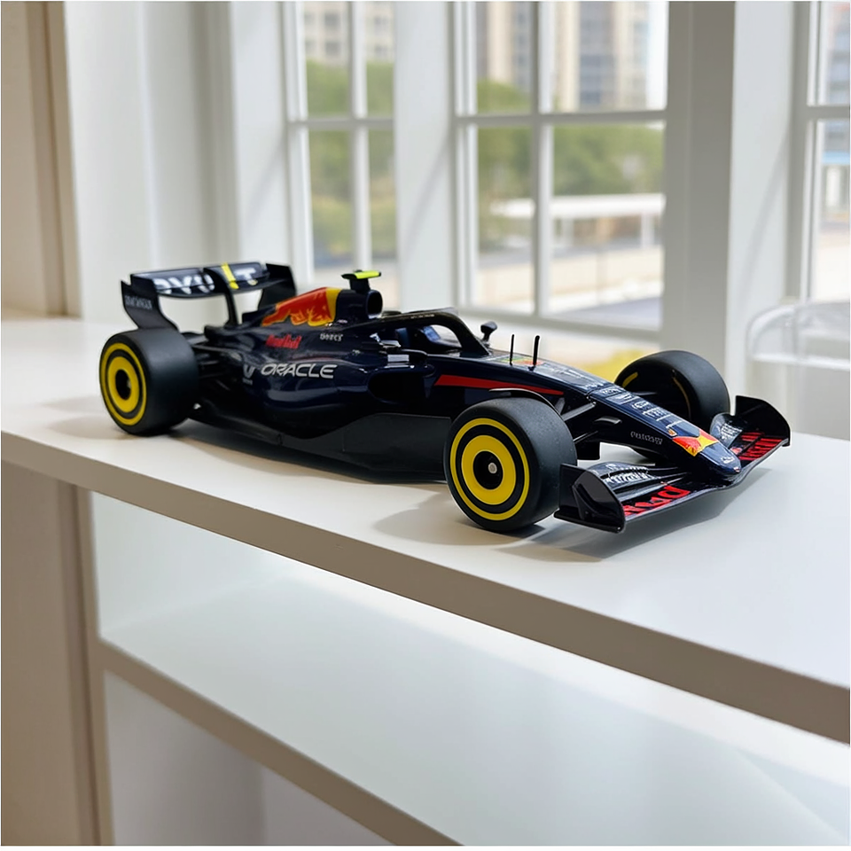 Mattel Hot Wheels - Oracle Red Bull Racing - Track Aces 1/5 Formula 1 F1 - Escala 1:64 Juguete de Colección 4