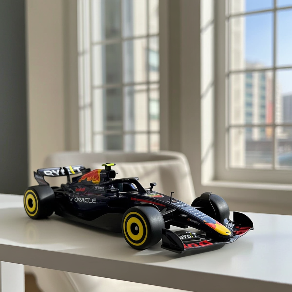 Mattel Hot Wheels - Oracle Red Bull Racing - Track Aces 1/5 Formula 1 F1 - Escala 1:64 Juguete de Colección 5