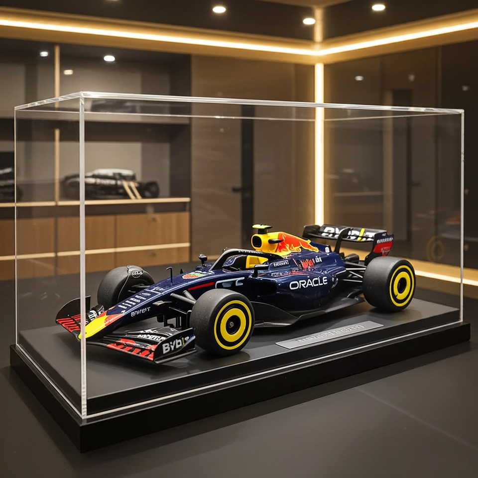 Mattel Hot Wheels - Oracle Red Bull Racing - Track Aces 1/5 Formula 1 F1 - Escala 1:64 Juguete de Colección 6