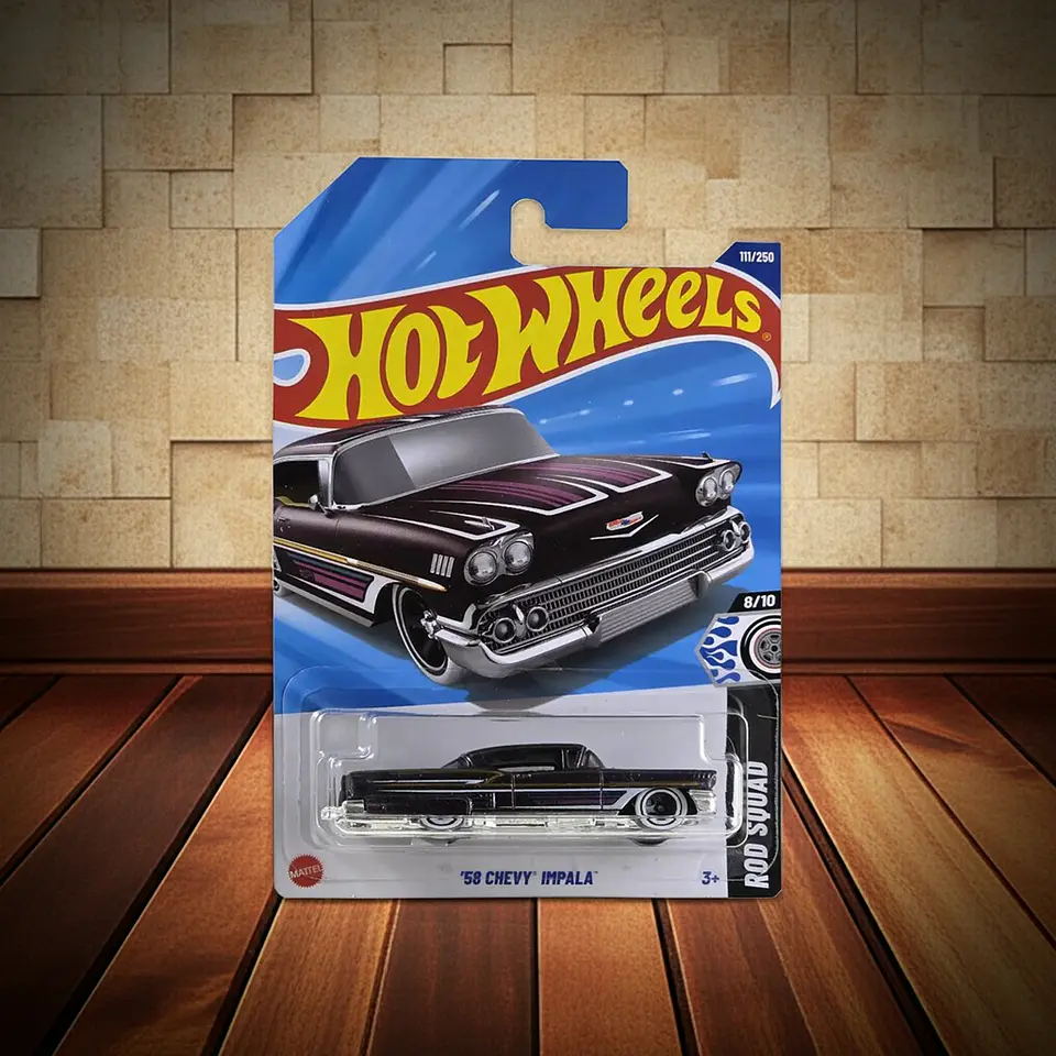 Hot Wheels - 58 Chevy Impala - Rod Squad 8/10 7