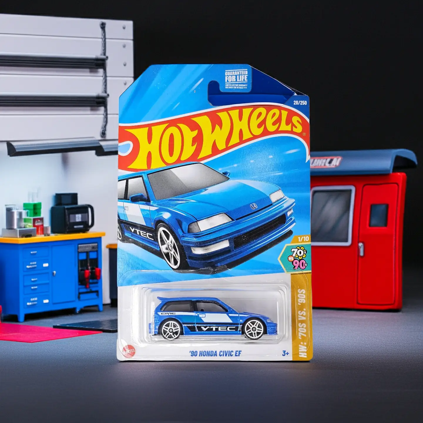 Hot Wheels - 90 Honda Civic EF - 70S vs 90S 1/10 3