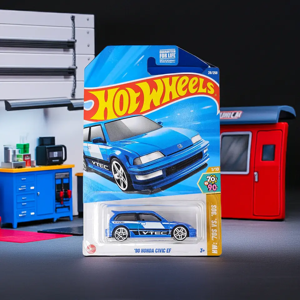 Hot Wheels - 90 Honda Civic EF - 70S vs 90S 1/10 3