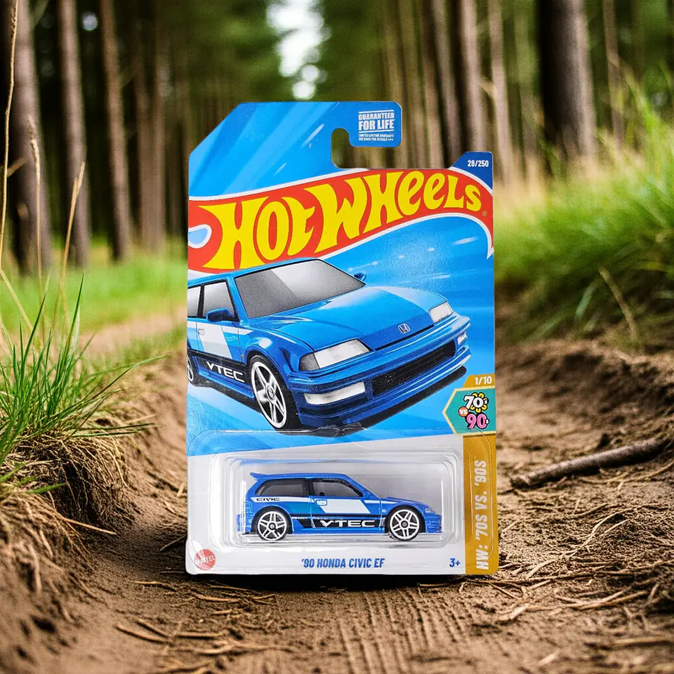 Hot Wheels - 90 Honda Civic EF - 70S vs 90S 1/10 4