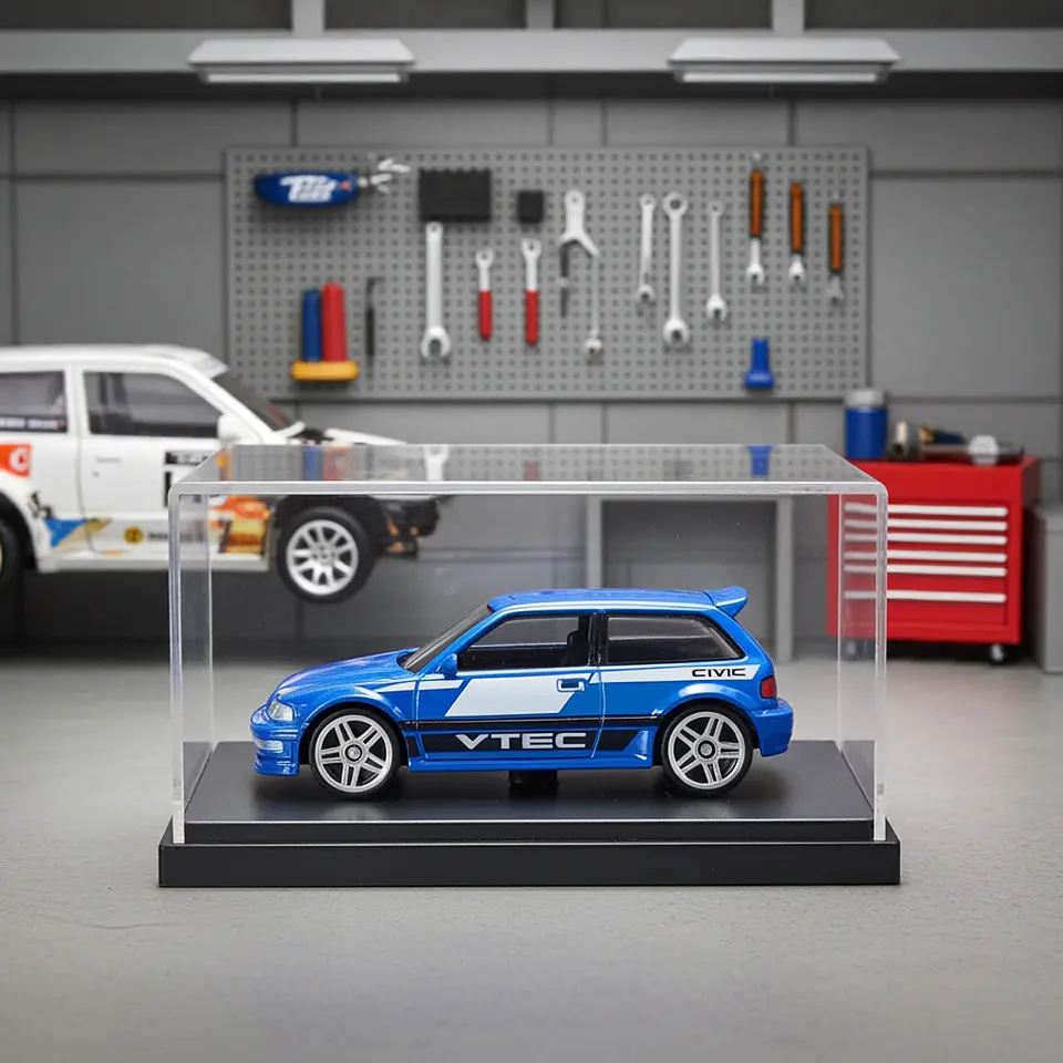 Hot Wheels - 90 Honda Civic EF - 70S vs 90S 1/10 7