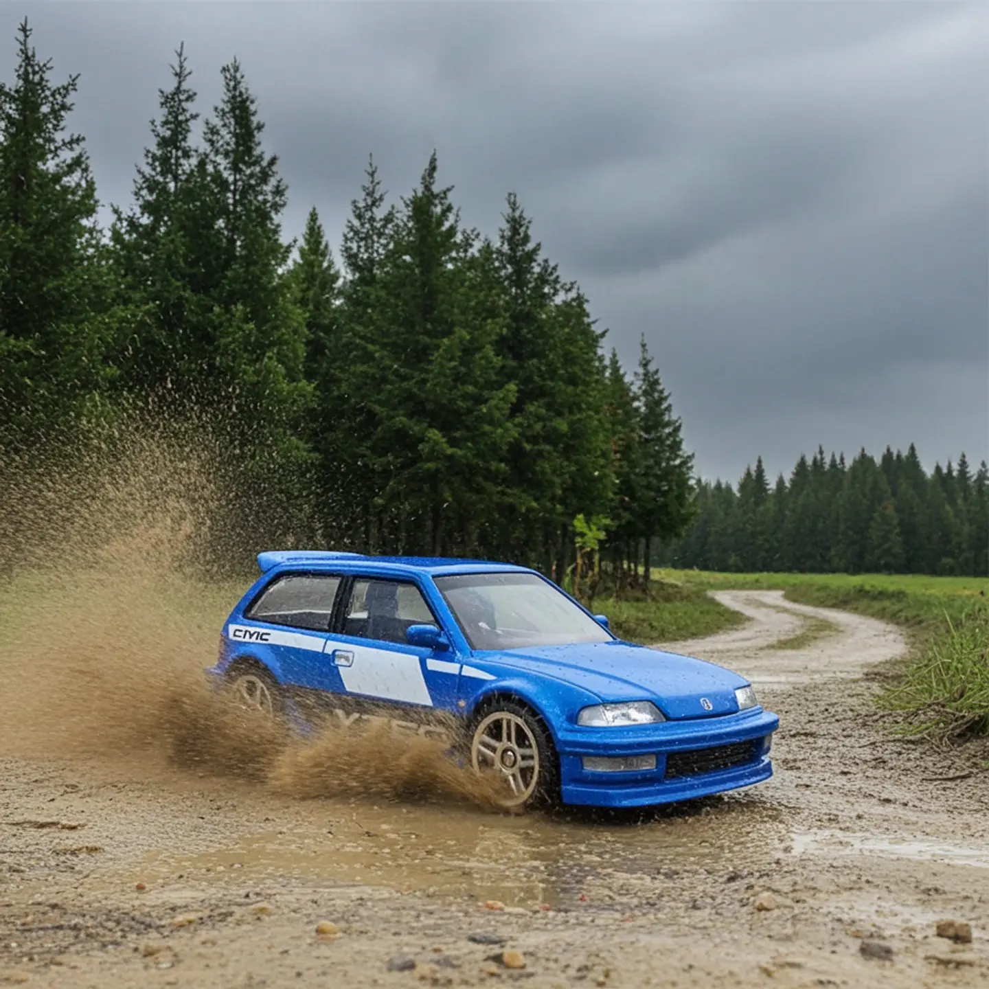 Hot Wheels - 90 Honda Civic EF - 70S vs 90S 1/10 8