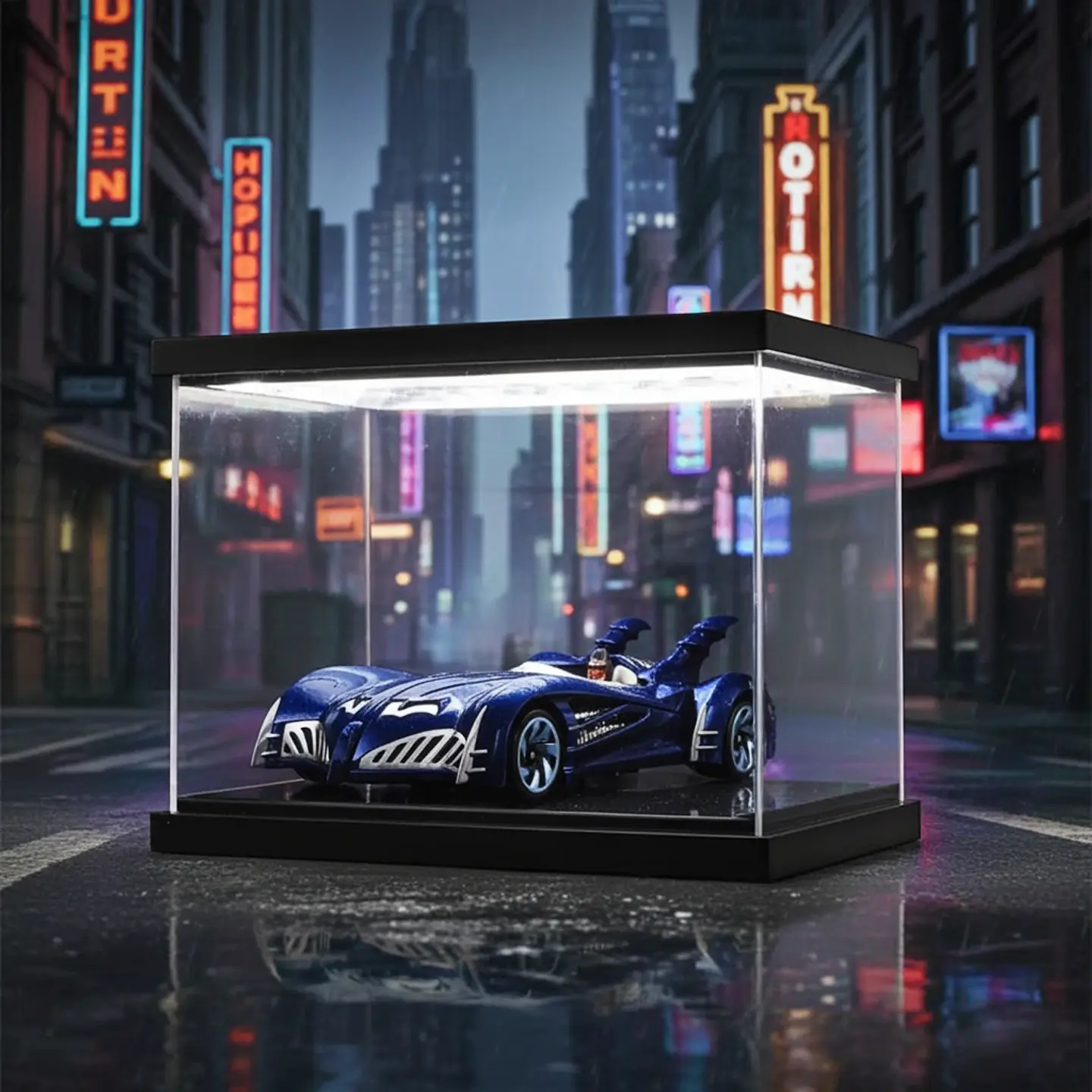 Hot Wheels - Batman y Robin Batmobile - Batman 1/5 7