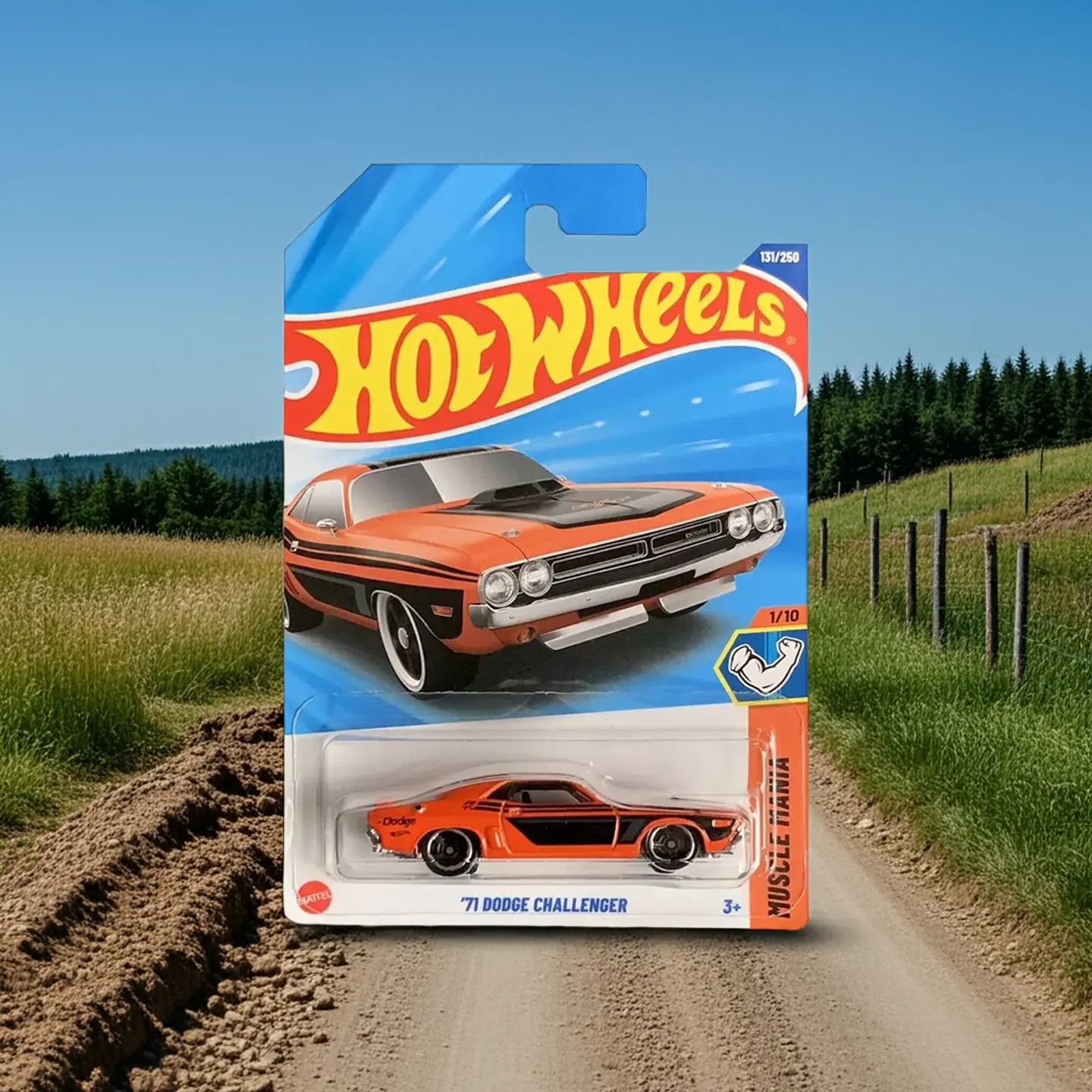 Hot Wheels - 71 Dodge Challenger - Muscle Mania 1/10 4