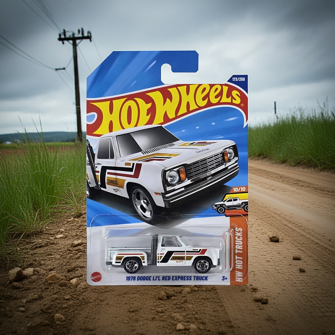 Hot Wheels - 1978 Dodge LIL Red Express Truck - Hot Trucks 10/10 6