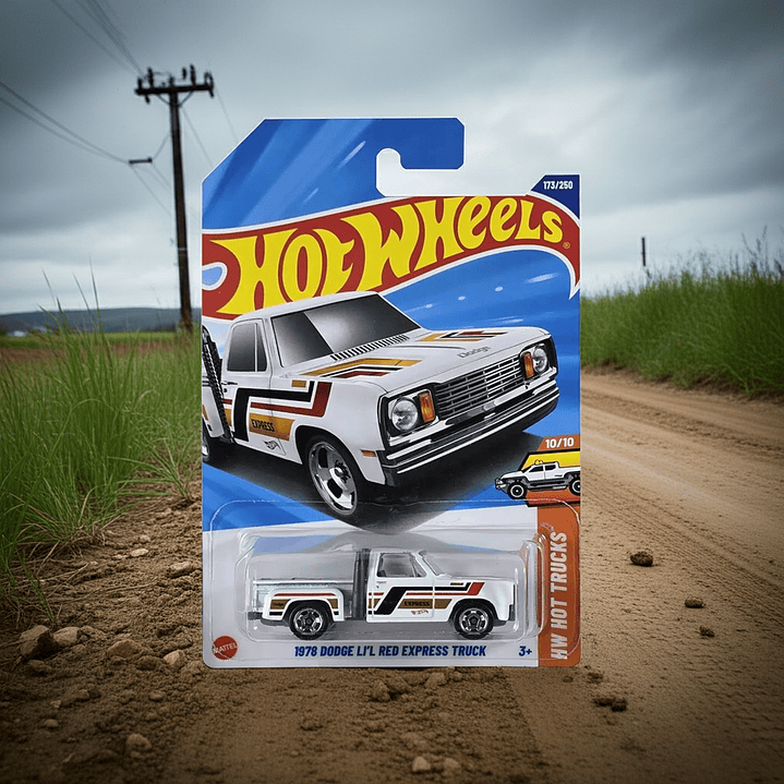 Hot Wheels - 1978 Dodge LIL Red Express Truck - Hot Trucks 10/10 6