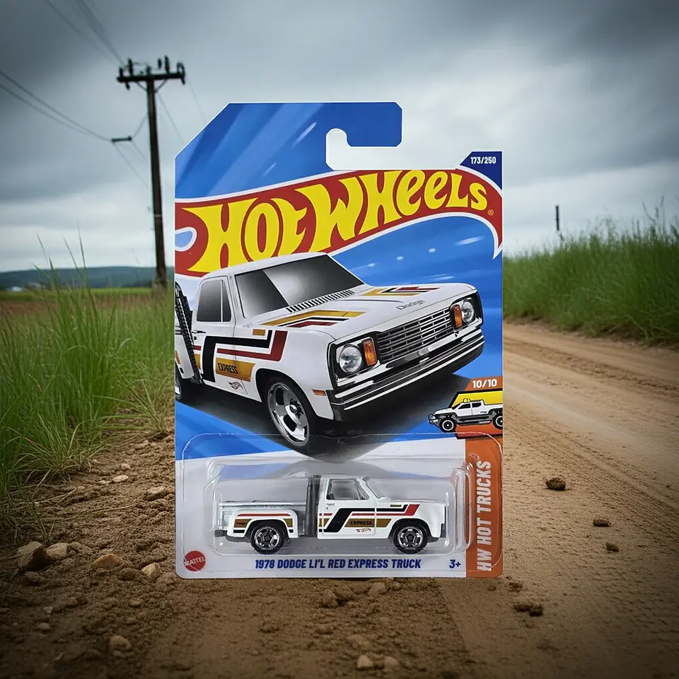 Hot Wheels - 1978 Dodge LIL Red Express Truck - Hot Trucks 10/10 6