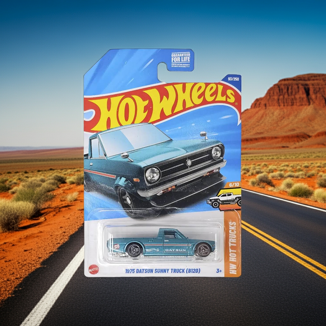 Hot Wheels - 1975 Datsun Sunny Truck (B120) - Hot Trucks 6/10 4
