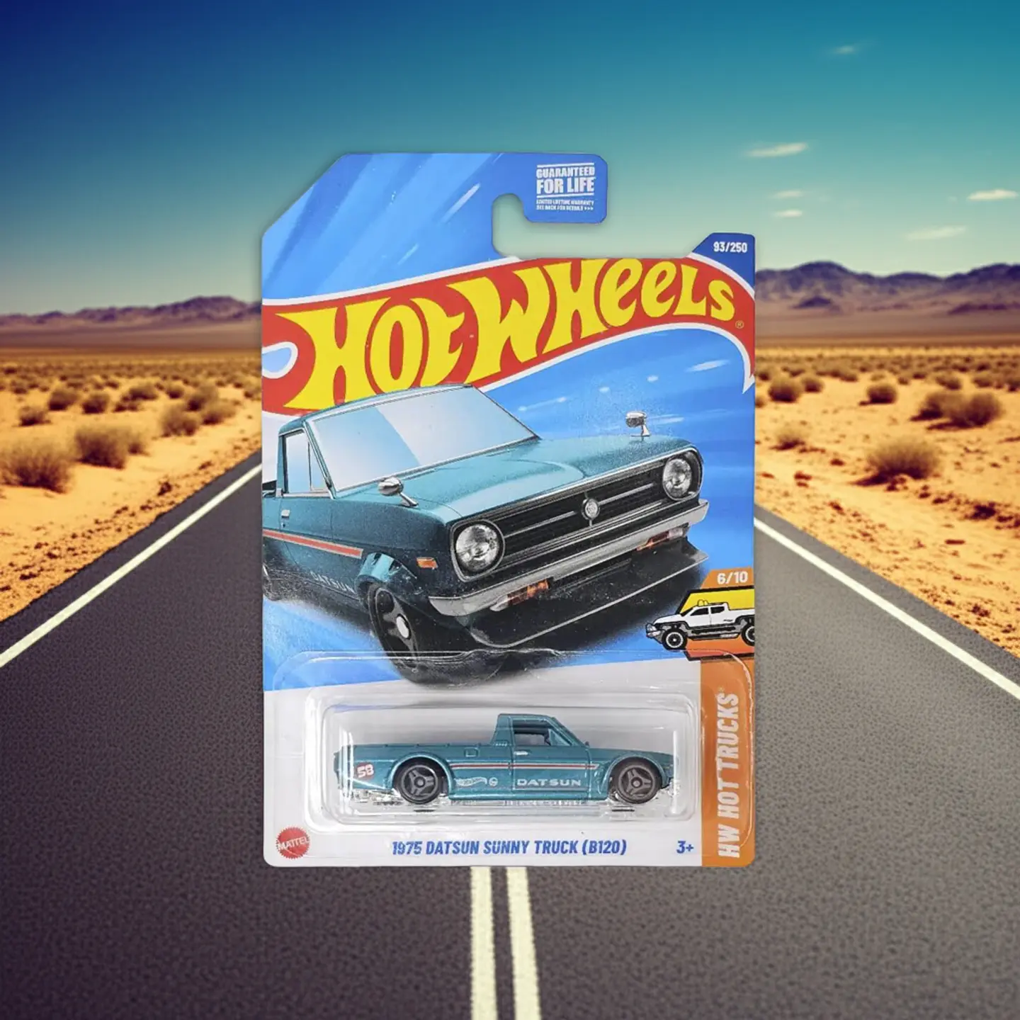 Hot Wheels - 1975 Datsun Sunny Truck (B120) - Hot Trucks 6/10 5