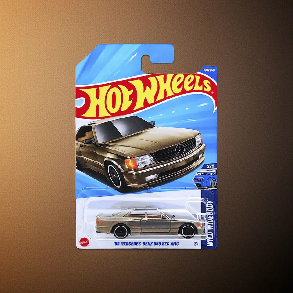 Hot Wheels - 89 Mercedes Benz 560 Sec Amg - Wild Widebody 2/5 4