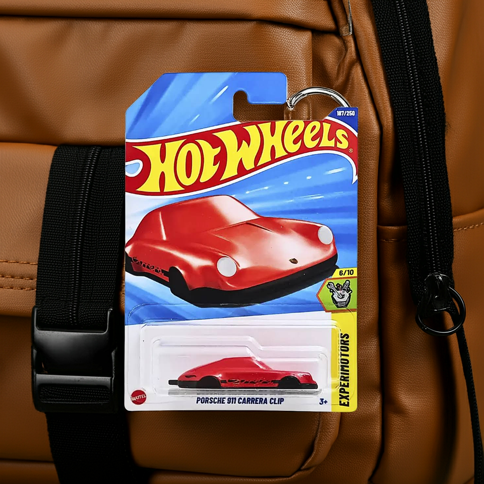 Mattel Hot Wheels - Porsche 911 Carrera Clip -Experimotors 6/10 - Escala 1:64 Auto Juguete de Colección 4