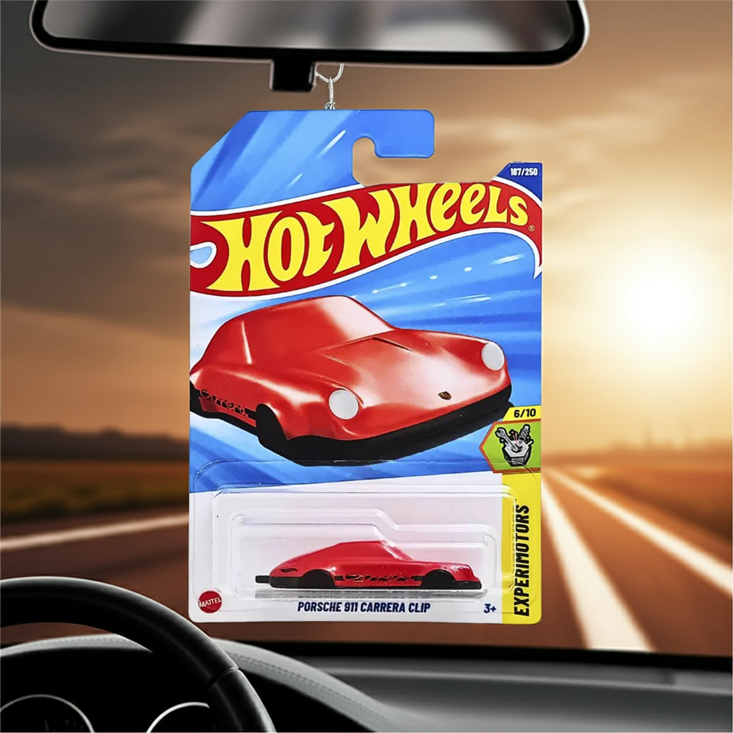 Mattel Hot Wheels - Porsche 911 Carrera Clip -Experimotors 6/10 - Escala 1:64 Auto Juguete de Colección 6