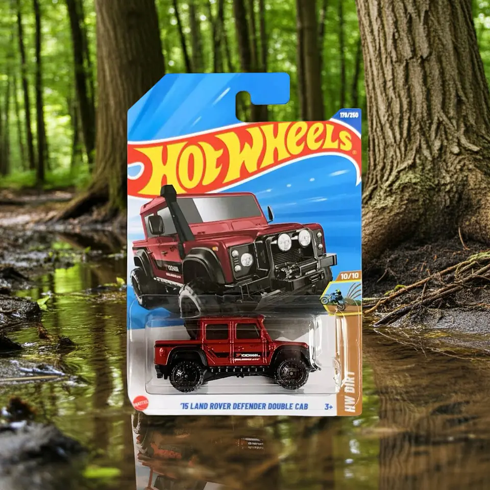 Hot Wheels - 15 Land Rover Defender Double Cab - Dirt 10/10 5
