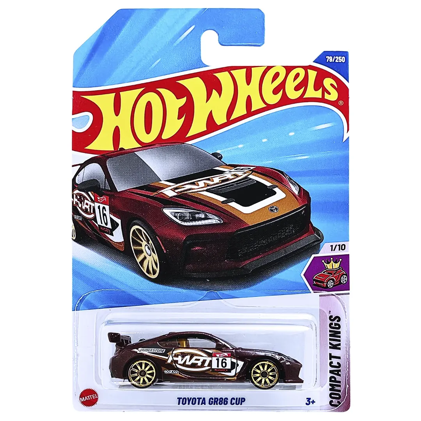 Mattel Hot Wheels - Toyota GR86 Cup - Compact Kings 1/10 - Escala 1:64 Juguete de Colección 2