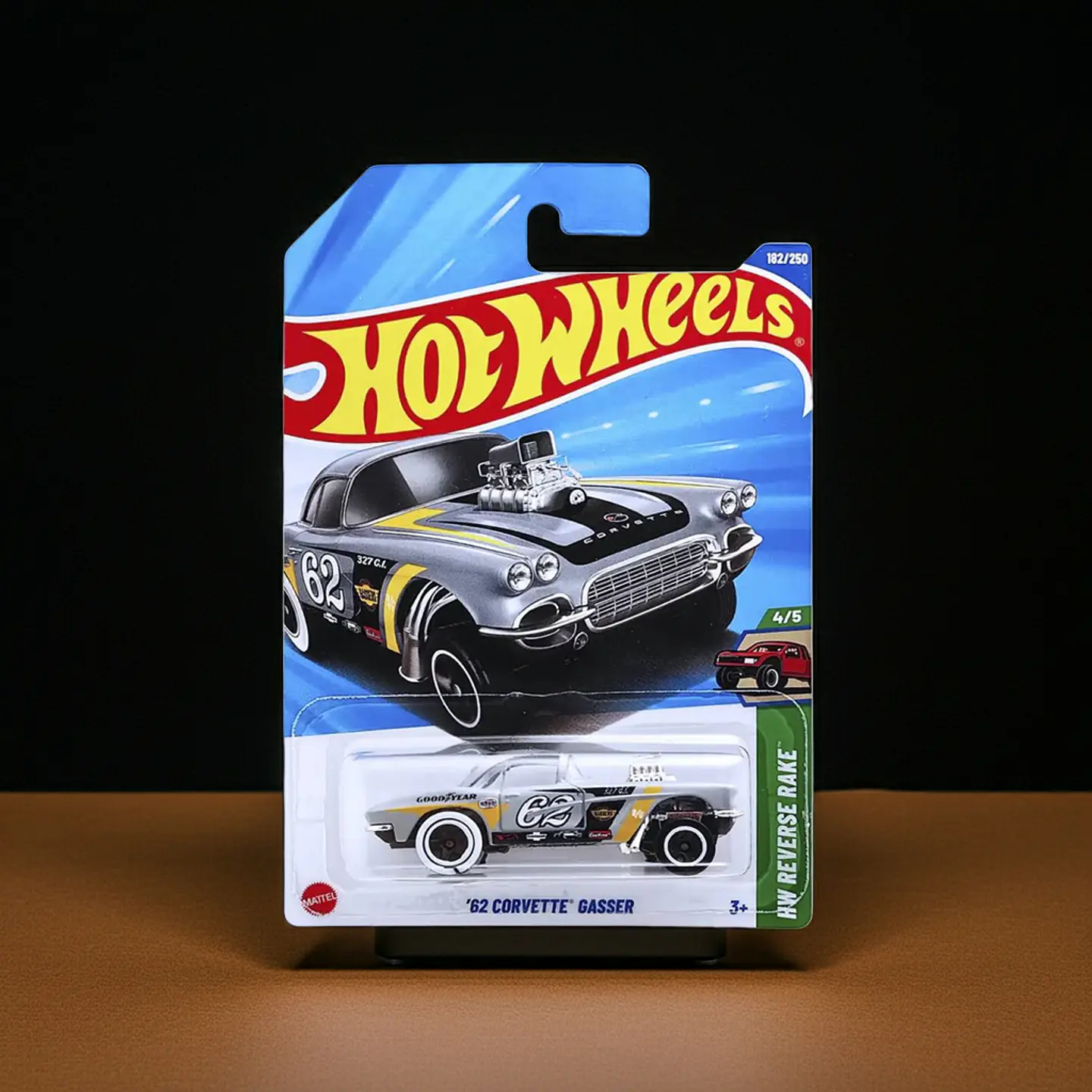 Hot Wheels - 62 Corvette Gasser - HW Reverse Rake 4/5 6