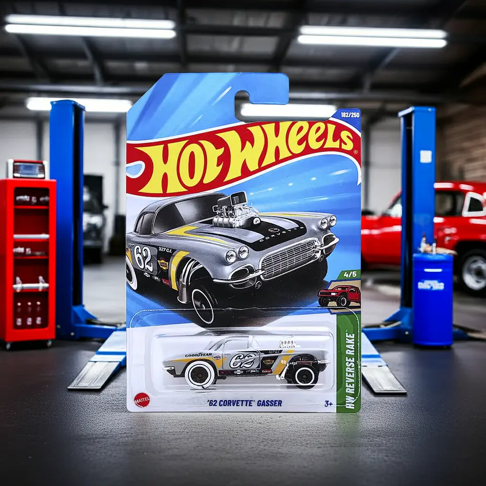Hot Wheels - 62 Corvette Gasser - HW Reverse Rake 4/5 9