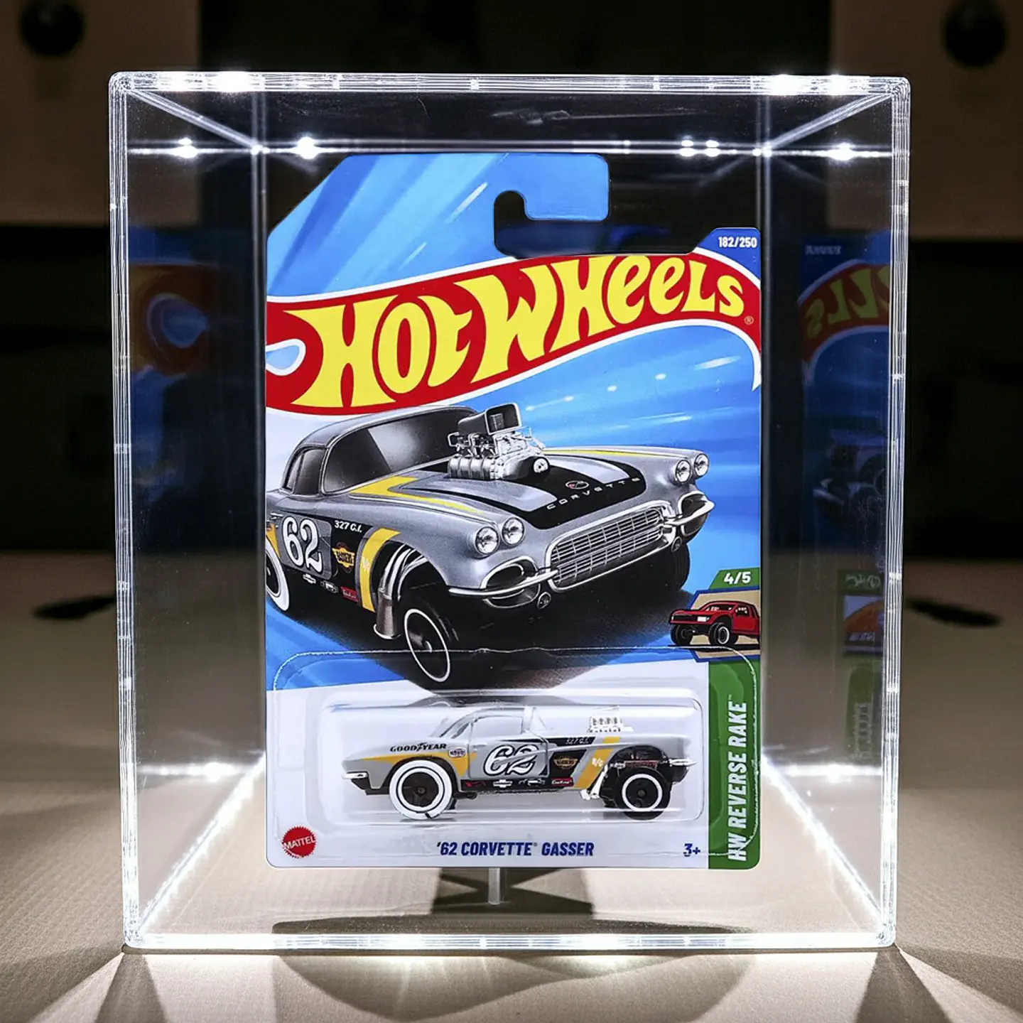 Hot Wheels - 62 Corvette Gasser - HW Reverse Rake 4/5 12