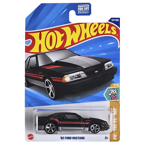 Hot Wheels - 92 Ford Mustang - HW 70s Vs 90s 7/10