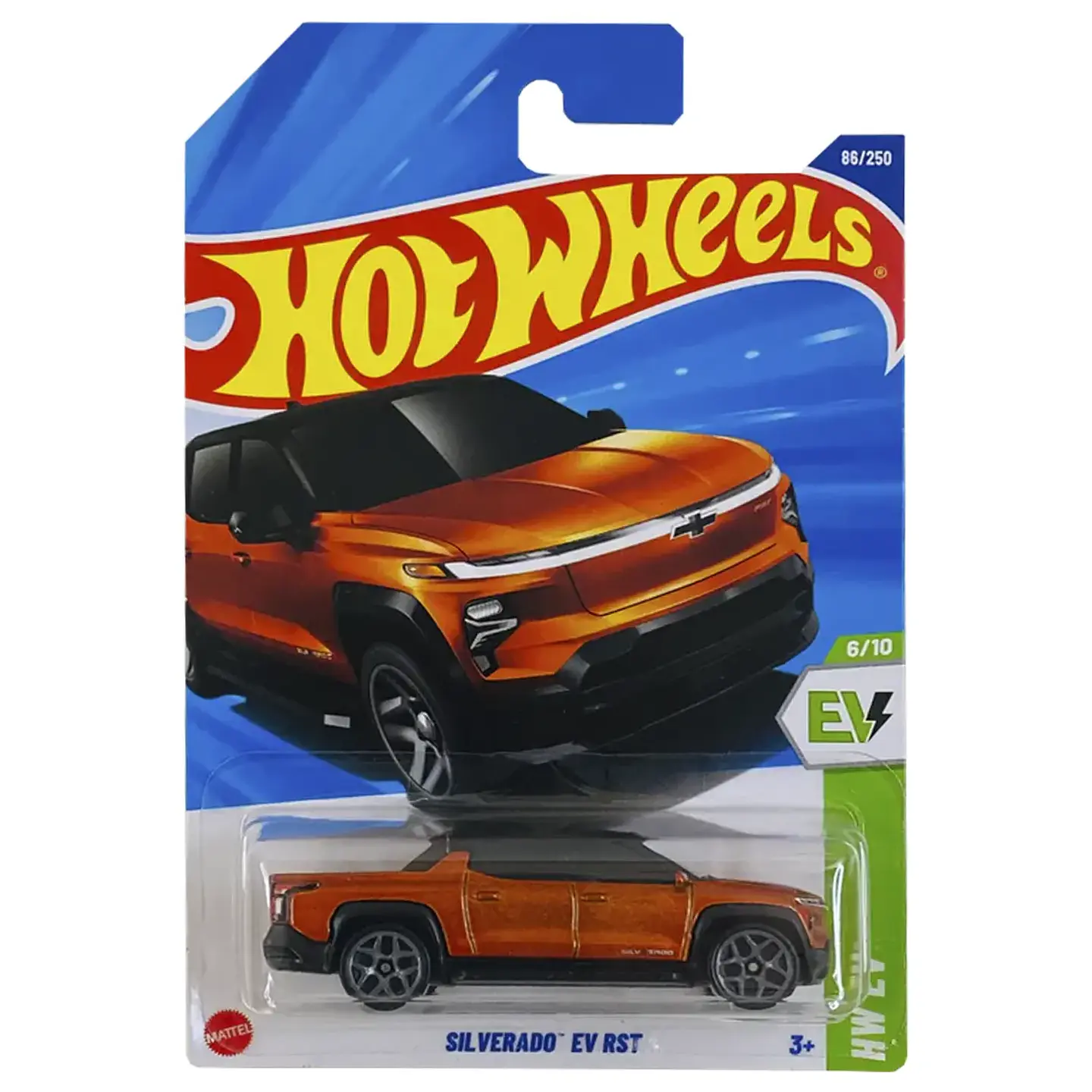Mattel Hot Wheels - Silverado EV RST - HW EV 6/10 - Escala 1:64 Juguete de Colección 2